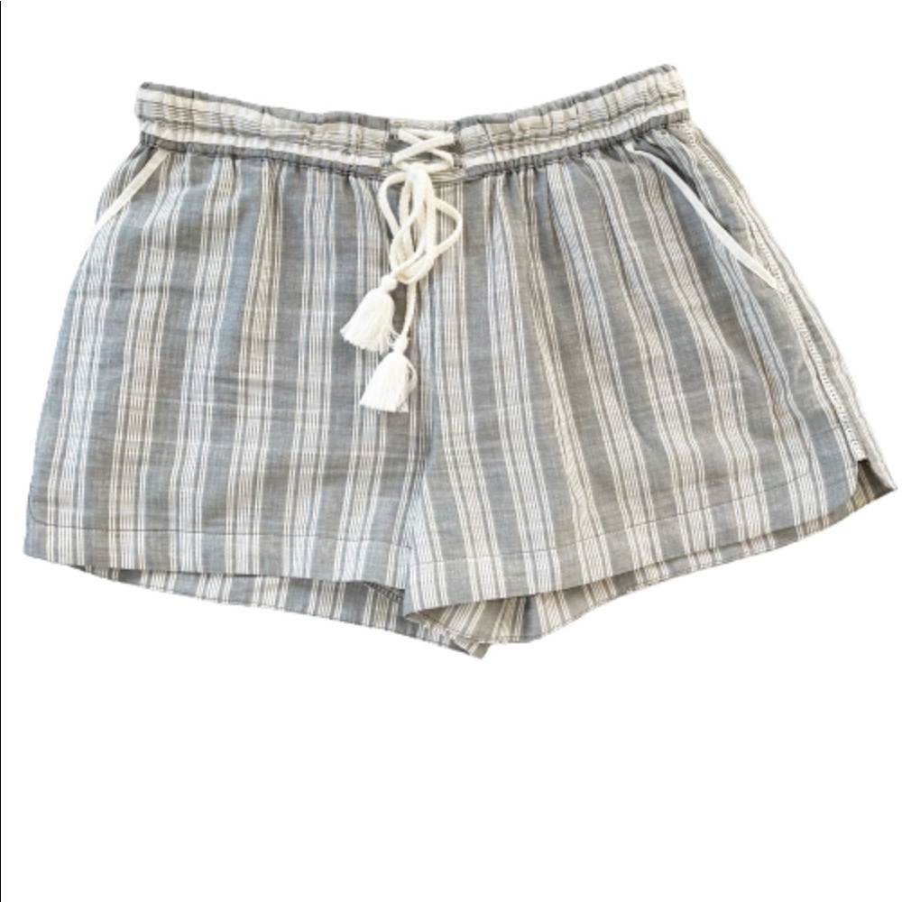 Anthropologie Elevenses Striped Shorts Small